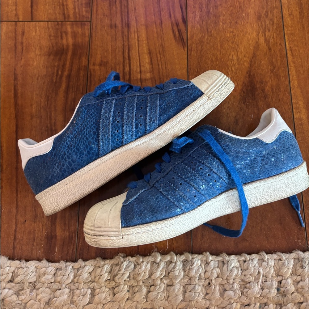 Royal Blue Adidas sneakers